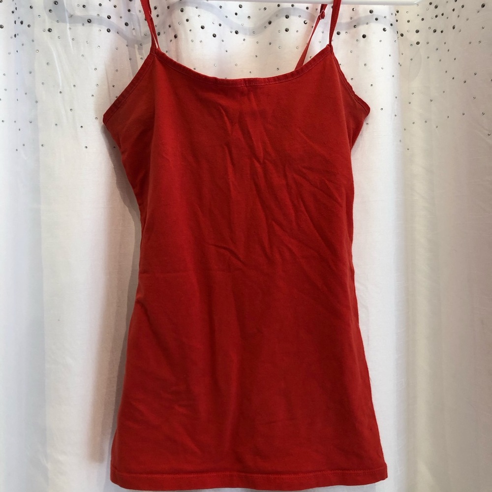 Girls red tank top